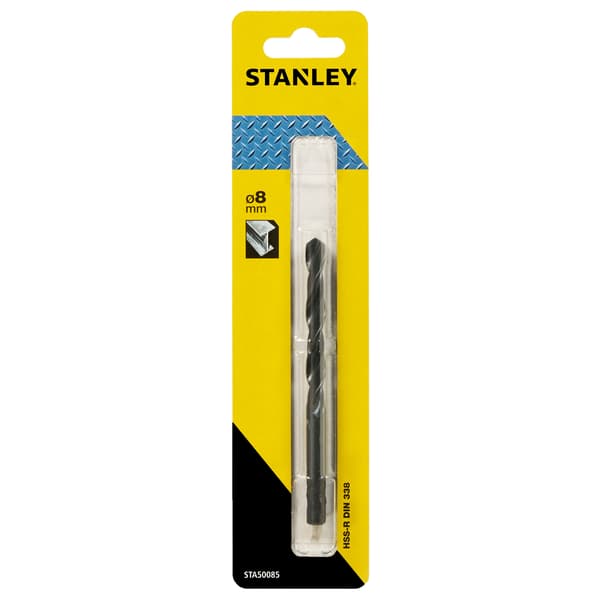 Stanley metalbor HSS cylindrisk 8mm (STA50085)
