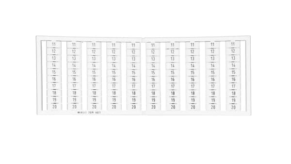 Ramme med markører 10x 11-20 209-603 /5 stk. /