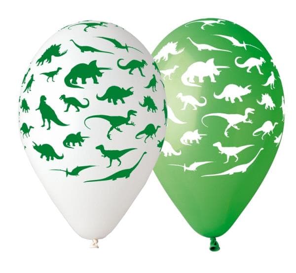 Premium ballonger \"Dinosaurier\" 12\" op5st GS110/P154