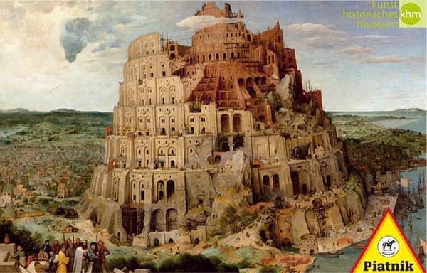 Palapeli 1000 - Brueghel. Baabelin torni PIATNIK