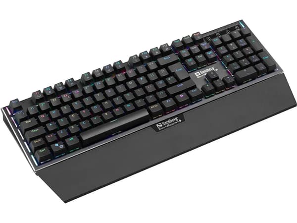 Sandberg 640-26 tastatur USB AZERTY Belgisk Sort
