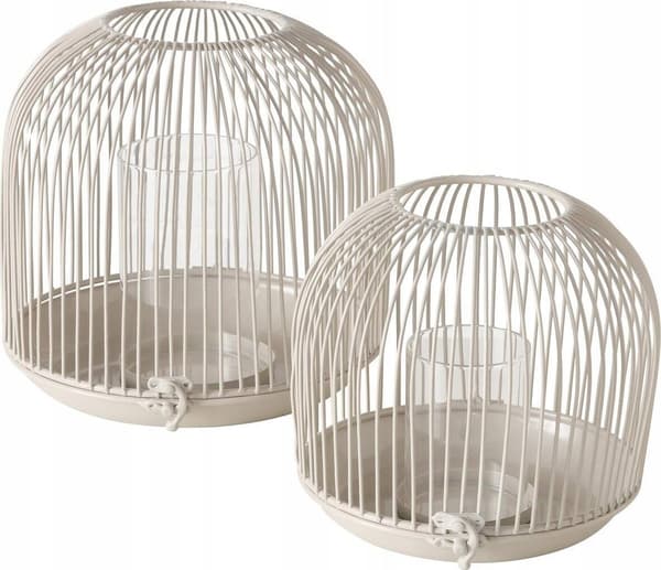 Boltze Metallilyhdyt JUSTINE, beige, 2 kpl