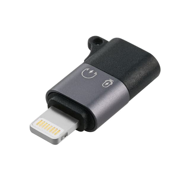 MicroConnect USB-C Lightning-adapter, silver