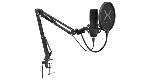 KRUX Edis 1000 USB-mikrofon svart
