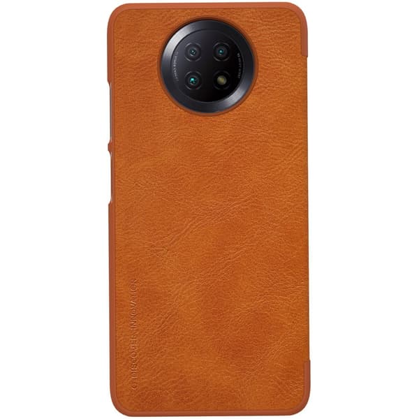 Nillkin Qin Läderfodral för Xiaomi Redmi Note 9T 5G brun