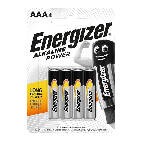 Akut Energizer 90081 AAA LR03 1,5 V 1.5 V (4 osaa) (12 osaa)