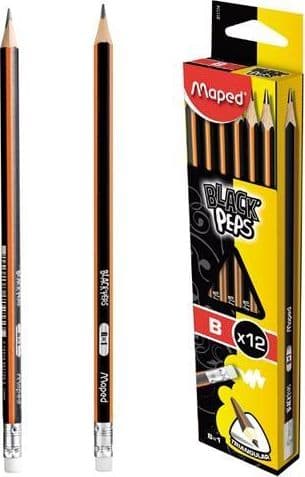 Blackpeps B viskelæder (12 stk) MAPED