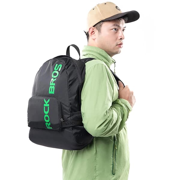 Rockbros H10-BK Sport-Folderygsæk 18 l – Sort