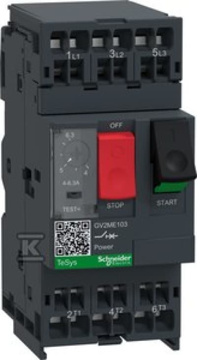 TeSys Deca Motorafbryder MAGN-TERM.4,0-6,3A GV2ME103