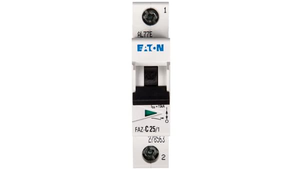 Adapterafbryder 1P C 25A 15kA AC FAZ C25/1 278563