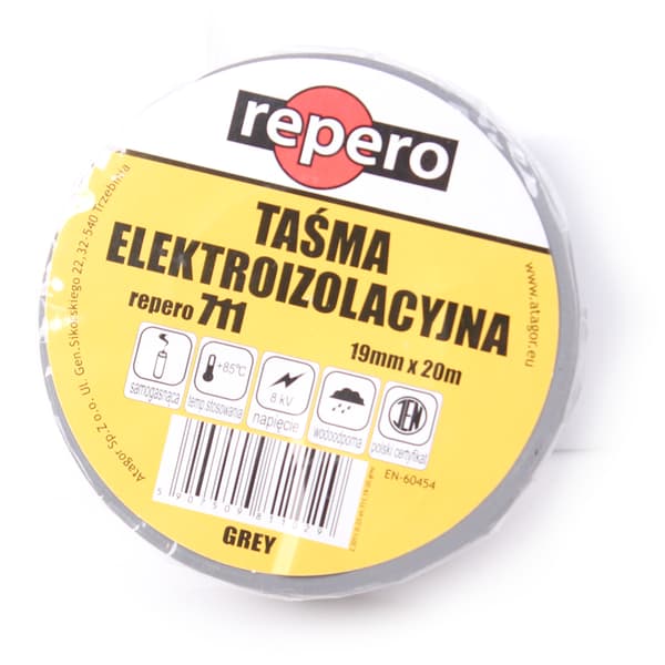REPERO Eristysnauha 711E Harmaa 19mmx20m