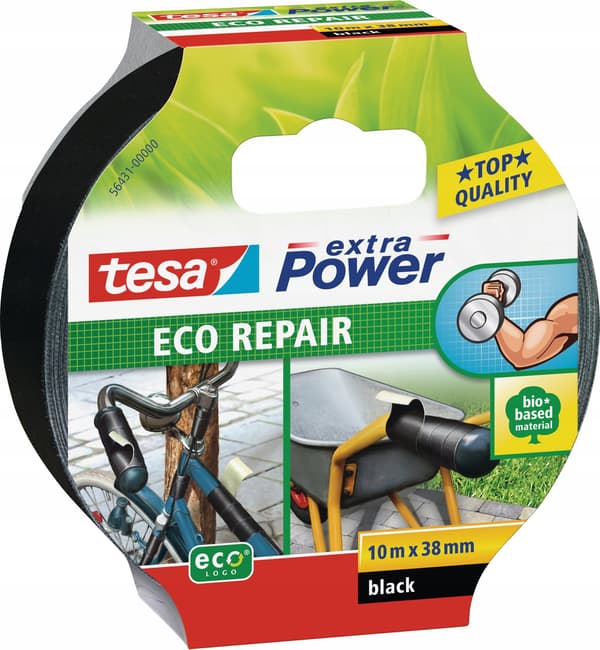 Korjausteippi extrapower eco 10m:38mm, hopea