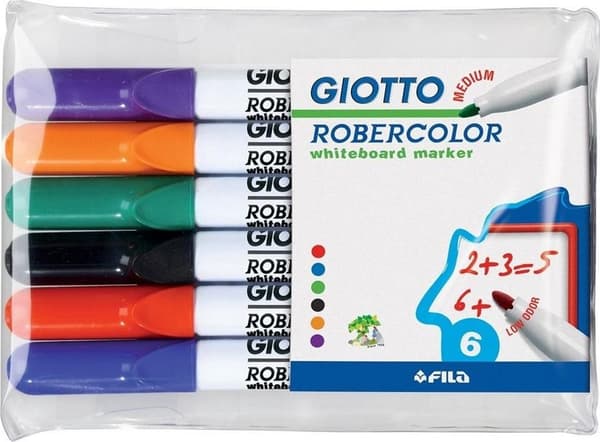 6 farver gipsplademarker GIOTTO