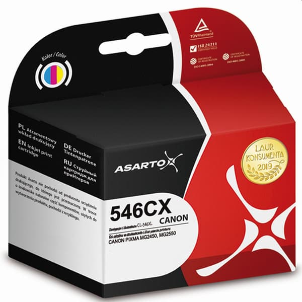 Mustekasetti Asarto Canon CL-546XL