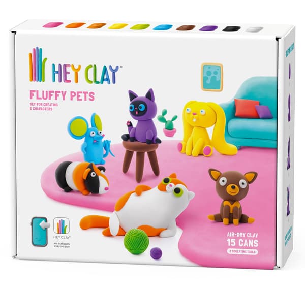 Hey Clay Muovailumassa Puffy Pets + Tarvikkeet