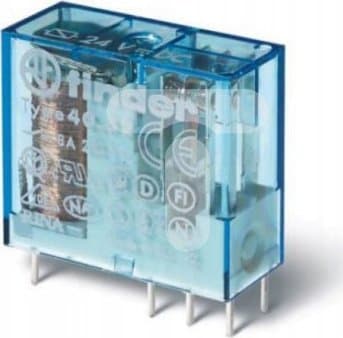 Finder Miniatursender 2P 8A 48V DC, Følsom Spole 40.52.7.048.0000