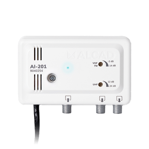 hjemmeforstærker ALCAD AI-201 VHF UHF 16dB