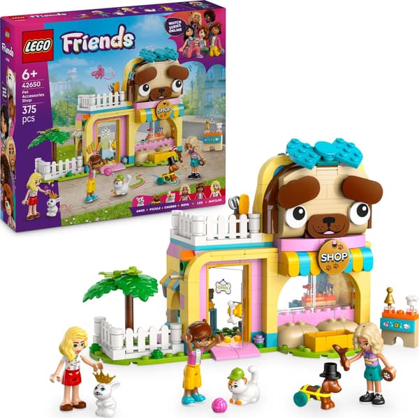 LEGO® Friends Dyretilbehørsbutik 42650, 375 dele