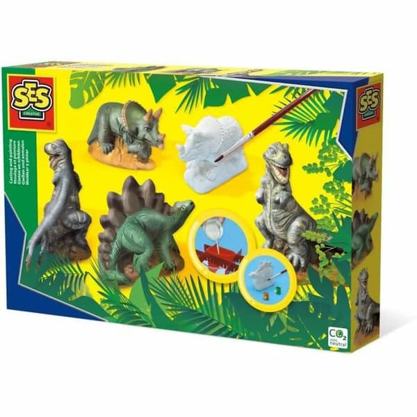 Håndværksspil SES Creative Støbesæt Dinosaurer