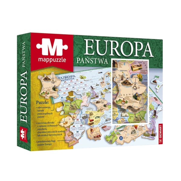 Mappuzzle - Europas Kongerige