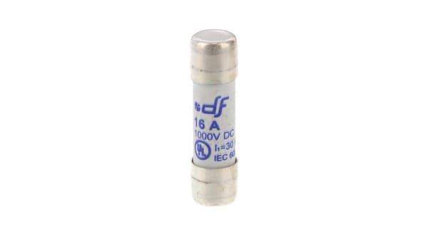 Cylindrisk sikringspude til PV-installation 16A 1000 DC 10x38, 491630