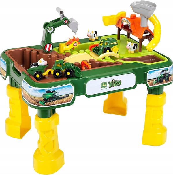 Klein John Deere Hiekkalaatikko/Maatila Opetuspöytä 3948