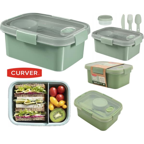 Matlåda Curver Lunch Kit 1.2L grön