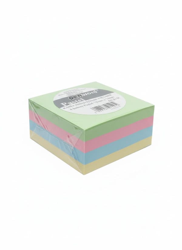 Selvklæbende terning pastel 76mmx76mm ZI-30 400 ark