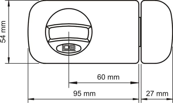 TOP LOCK 3 KEYS TB61 60MM VIT