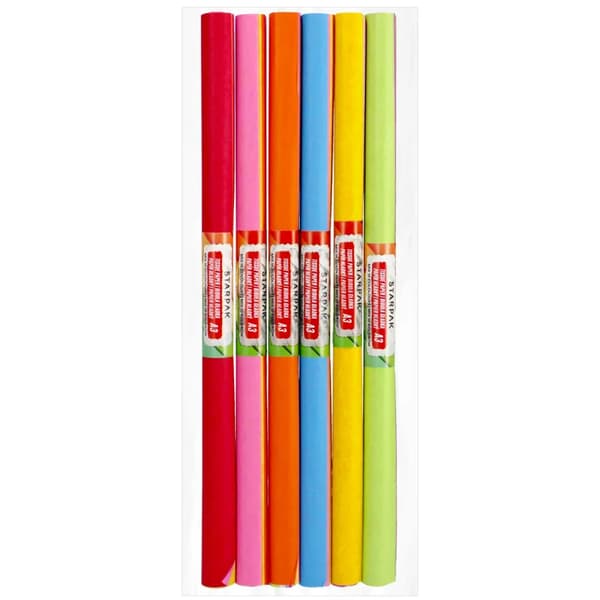 Bibula flapper 10 farver A3 (6 stk)