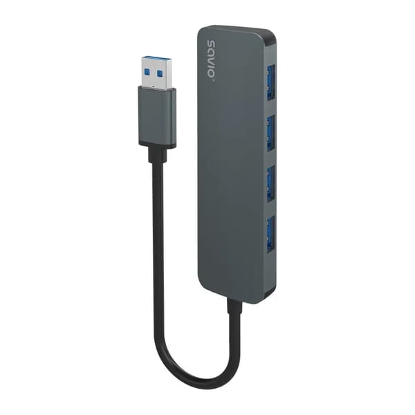 USB HUB Savio 4x USB-A 3.1 Gen1 (SAVIO AK-53)