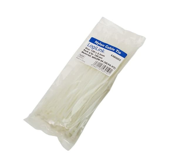LogiLink Cable Tie 130 x 2,6mm 100pcs