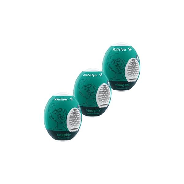 Masturbaattorimuna Satisfyer Eggs Naughty 3 kappaletta