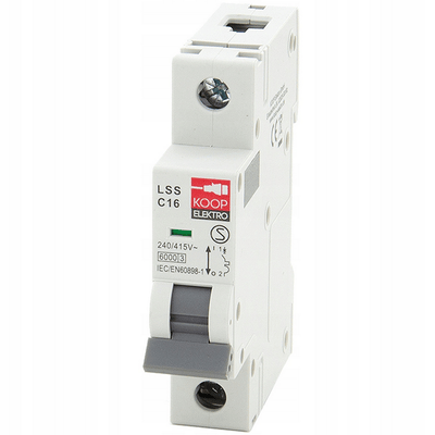 Adapterafbryder, sikring KOOP Elektro B6A LSS B6 1P