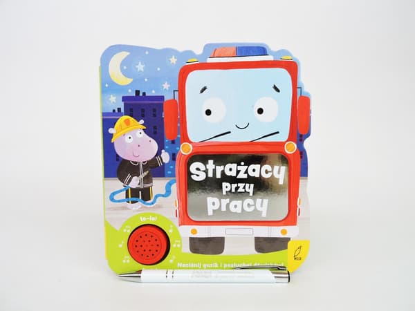 Äänikirja. Strazacks töissä