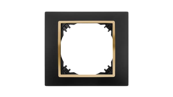 VESTRA ramme enkelt sort/guld 3871-47