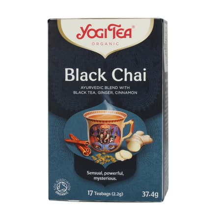 Yogi Tea - Musta Chai - Tee 17 pussia
