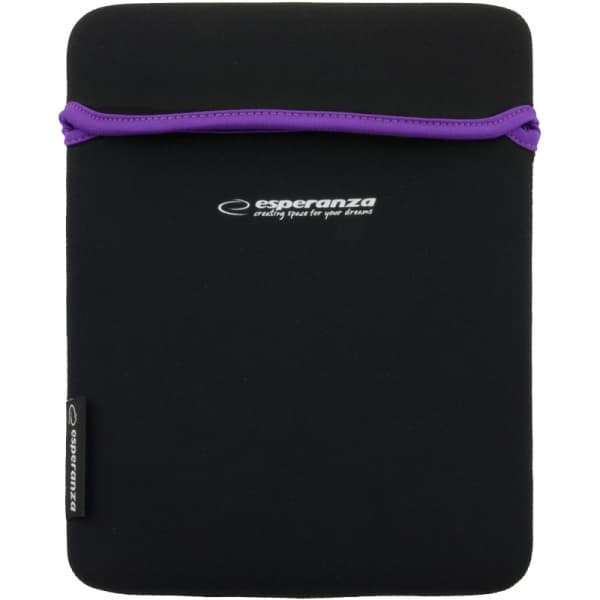 ESPERANZA NEOPREN TASKE TIL TABLET 9.7\" ET172V SORT/VIOLET
