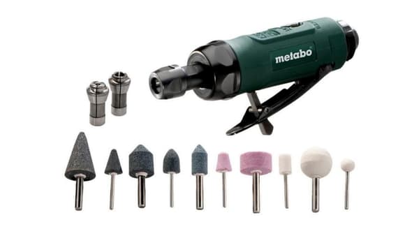 METABO PNEUMATISK LIGE SLIBER DG 25 SÆT + TILBEHØR