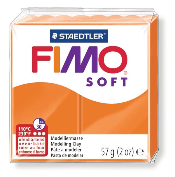 FIMO Mod.Masse polymerler blød mandarin