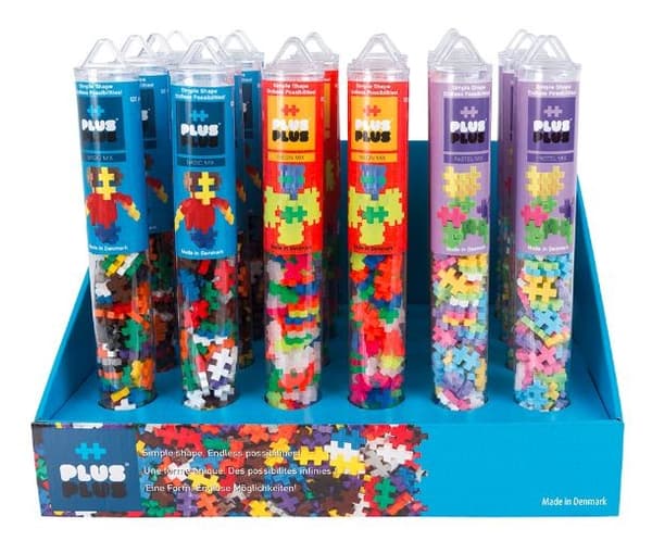 Plus Plus Blocks rør basis display mix p24 7233 DANTE mix pris for 1 stk