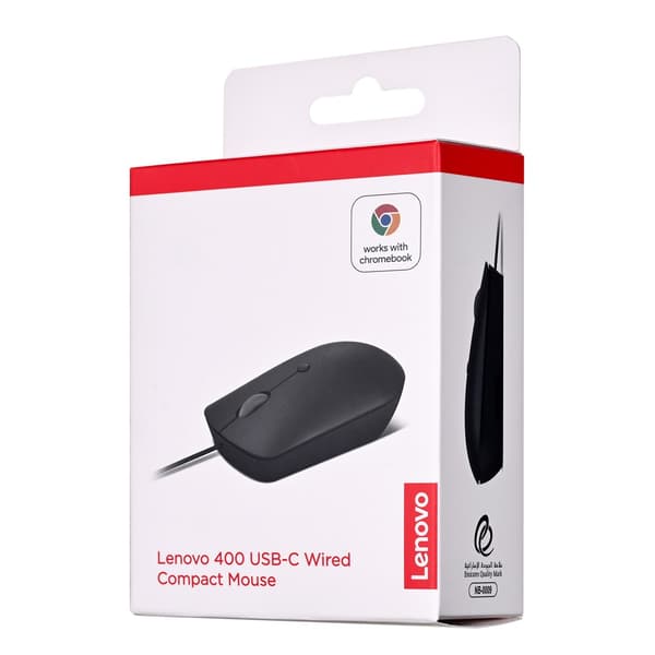 Lenovo Mus Ambidextrous USB Typ-C Optisk 2400 Dpi