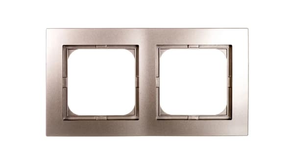 Ospel Ramme AS 2-dobbelt satin lys (R-2G/45)