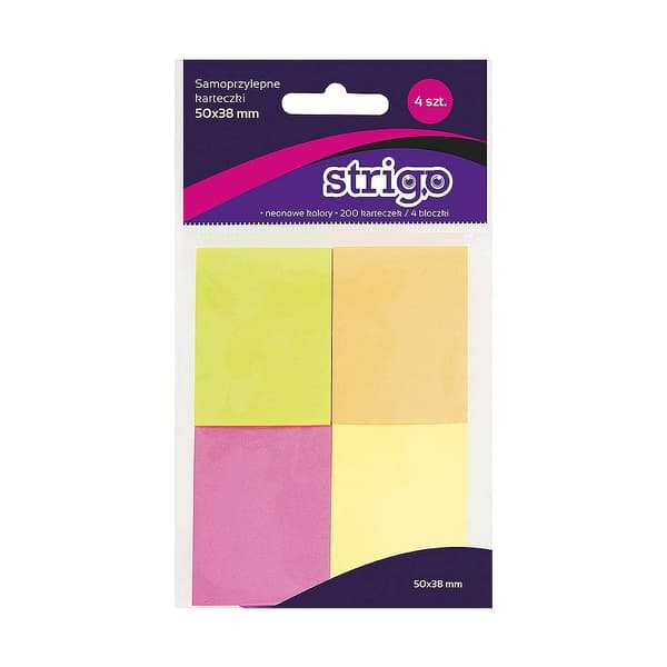 Post-it-lappar 50x38mm 200K STRIGO