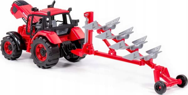 Polesie 91338 BELARUS Traktor med plugg