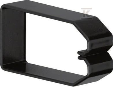 tehalit Kabelspänne BA6 80x40mm PVC svart B800403