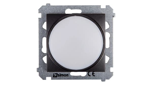 Simon 54 LED-valomerkki valkoinen antrasiitti DSS1.01/48