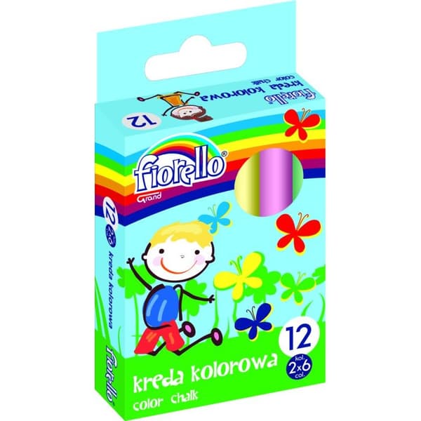 Färgkrita 12 färger FIORELLO