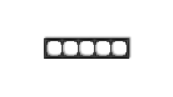 DECO Universell ram av plast DECO Soft svart matt 12DRSO-5