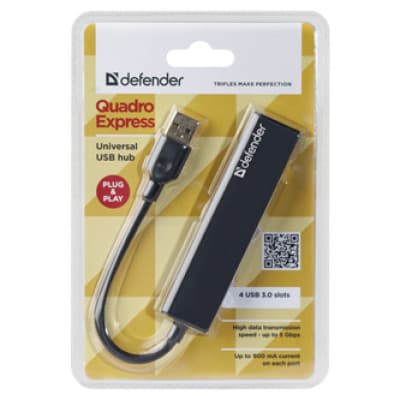 USB Defender HUB 4x USB-A 3.0 (83204)